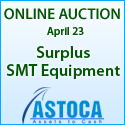 Auction: Surplus SMT Equipment from a major MNC due to line upgrade