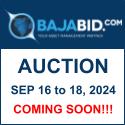 Baja Bid Auction Sep 16-18, 2024
