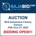 Baja Bid Auction Feb 18-27, 2025 X125