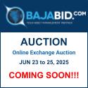 Baja Bid Auction Jun 23 to 25, 2025
