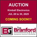 Branford Group - Online Auction Jul 28 to 30, 2025