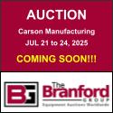 Branford Group - Online Auction Jul 21-24, 2025