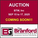 Branford Group - Online Auction SEP 15-17, 2025