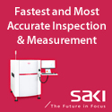 Saki's 3D inspection and measurement systems support QUALITY-DRIVEN PRODUCTION.