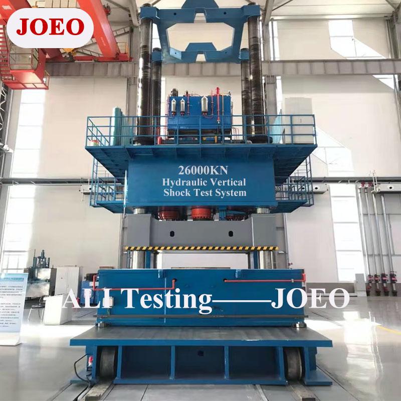 Non-standard Hydraulic Vertical Shock Test