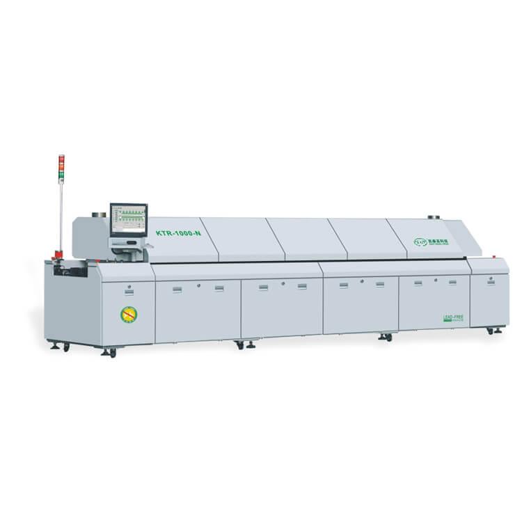 Reflow oven motorised with N2
