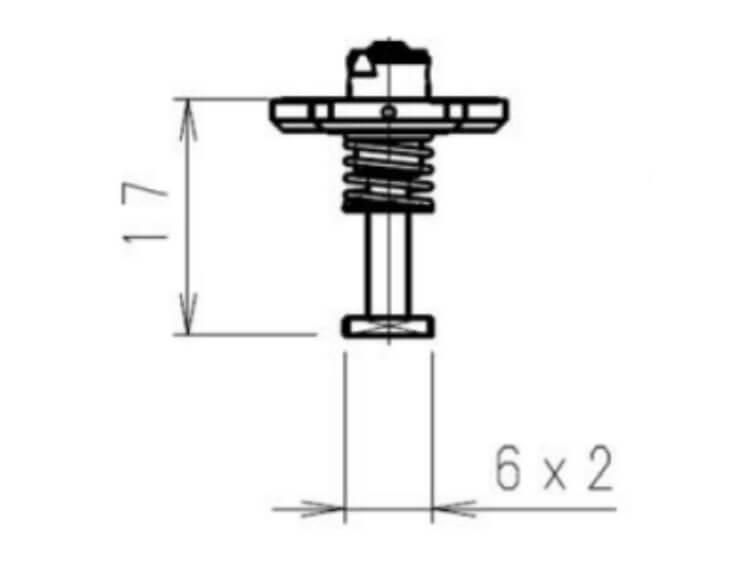 JUKI RX-7R/8 P8 HEAD 617 Nozzle MF6020R 40157576