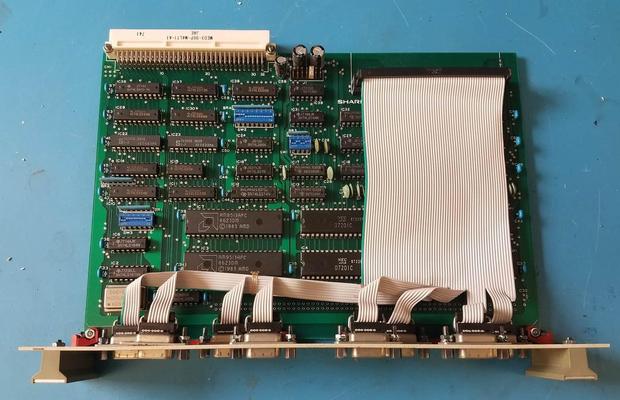 Fuji VM1410 MCS 8 Channel Serial Port Card NO186PA-2