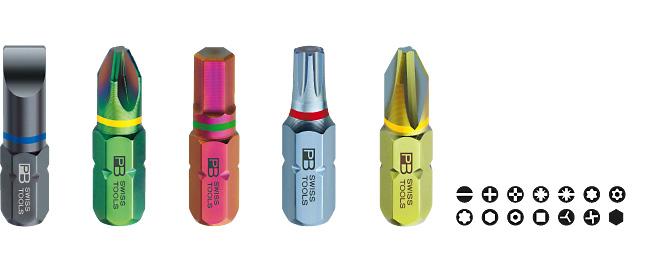 PB Color-coded Precision Bits - Industrial Strength with the Highest Quality