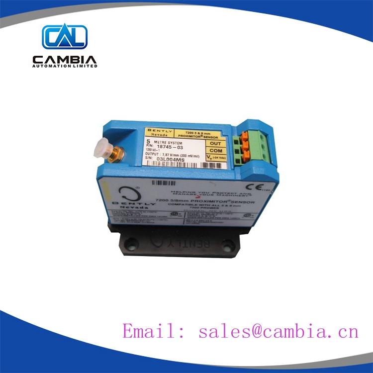 Bently nevada 3500/25 Keyphasor? Module 129770-01	Email: sales@cambia.cn