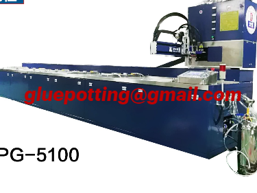 Two Component PU potting Machine LED Light Strips and LED in Aluminum Housing Profiles pu filling machine