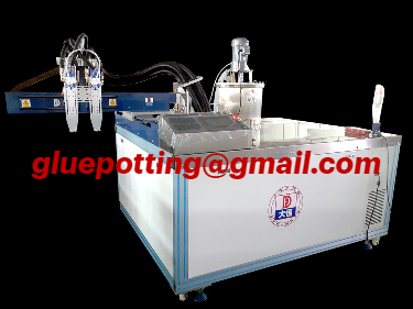 2 component silicone epoxy resin pu resin dynamic polyurethane metering mixing and dispensing machine