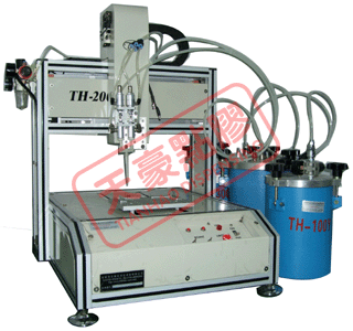 T&H Two component glue dispensing robots