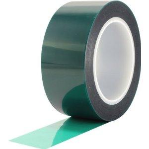 Polyester tape with silicone