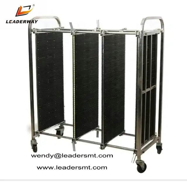  ESD Storage Turnover Cart Standing Type Adjustable ESD PCB Storage Trolley