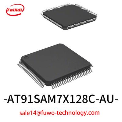 Microchip New and Original AT91SAM7X128C-AU in Stock  IC LQFP-100 21+  package