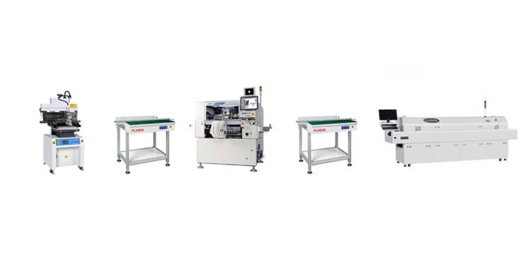 Semi automatic SMT Production Line