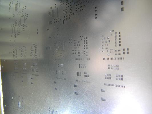 Stainless steel laser cut stencil