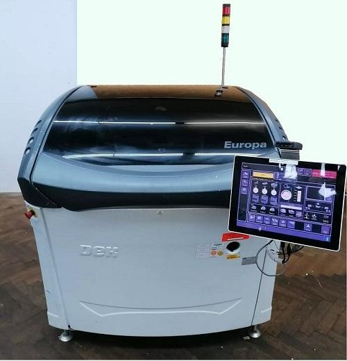 DEK EUROPA Screen Printer, Hawkeye 1700 Camera