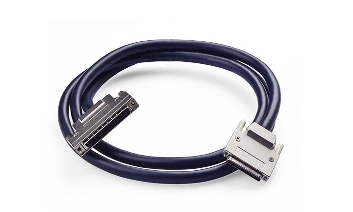 SCSI CABLE:Pitch 1.27mm Scsi 68Pin Male TO Pitch 0.80mm Scsi 68Pin Male L=945mm