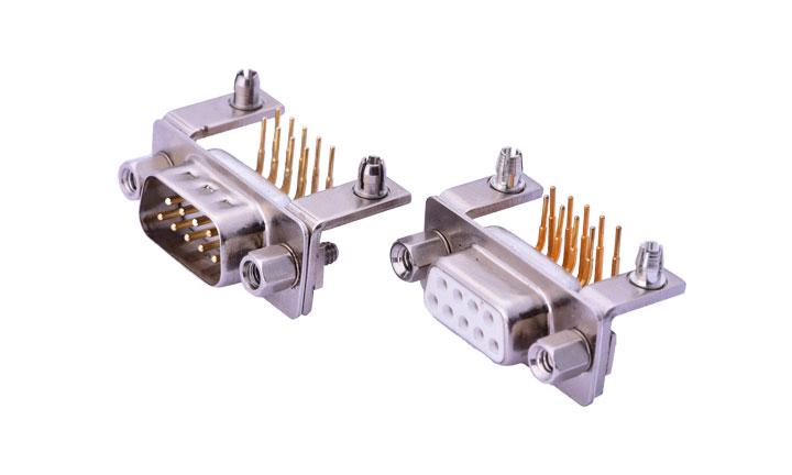 FDM0909 Machined pin D-SUB 90°Angle 9Circuits