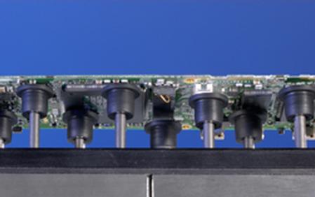 Grid-Lok Pins Supporting a Thin PCB