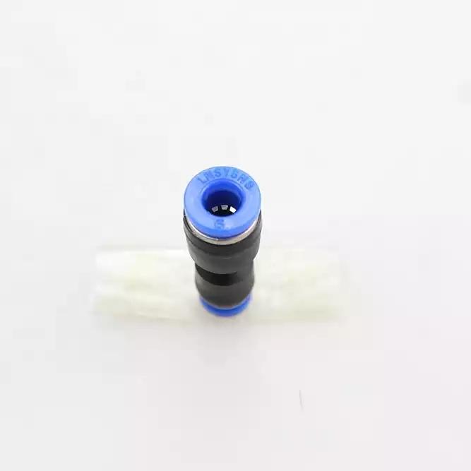  Pneumatic fast and straight PU12*12 hose trachea quick plug two-way joint pneumatic connector quick plug butt