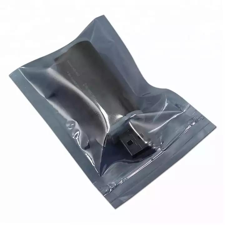  ES19101 ESD Antistatic Shielding Zip Lock Bag Anti Static Pouch for EMS Electronics Packing