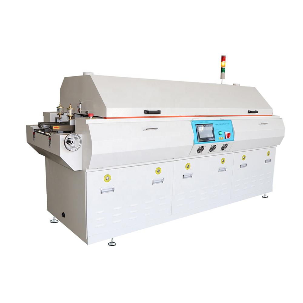 Lead Free Hot Air SMT Reflow Oven Smt Chip Mounter Assembly Line Machine for PCB Manufacturing