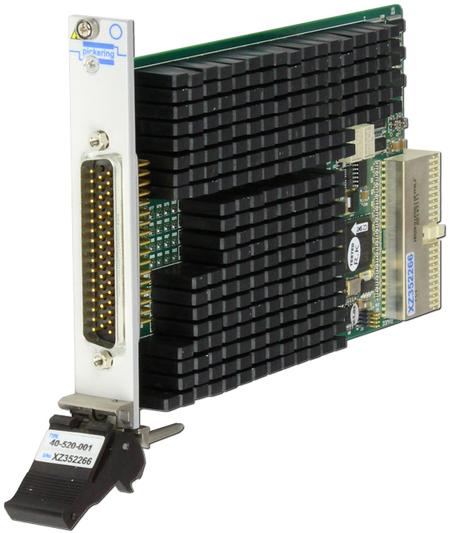 These new PXI Matrix Modules (40-520 family) are high-density matrices with 22 different configurations and up to 256 crosspoints to suit a large variety of user requirements. Typical applications include signal routing in automatic test equipment (ATE) and data acquisition (DAQ) systems.