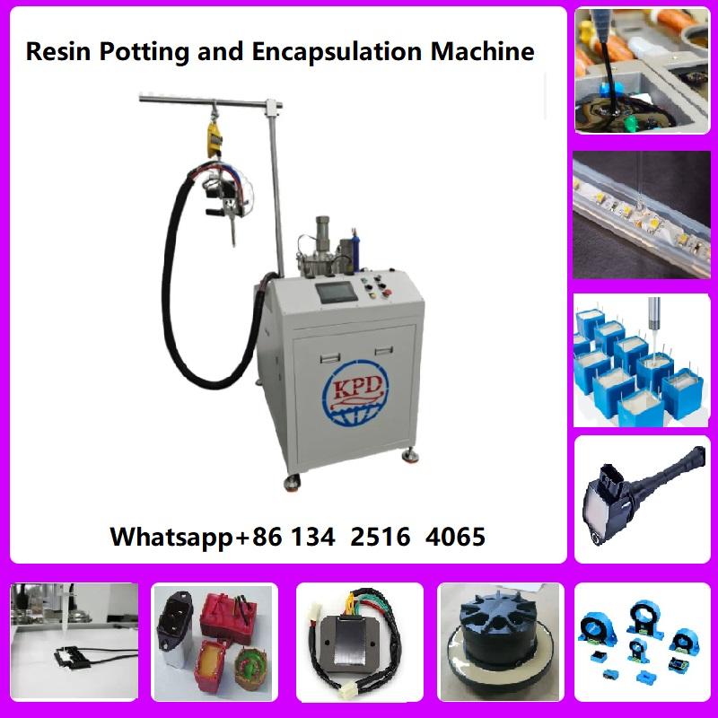 AB component pouring 2K silicone epoxies polyurethanes system metering and dosing system