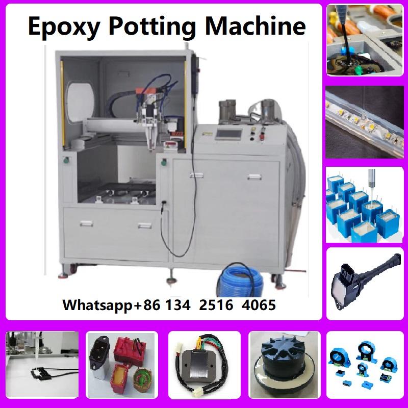 Two Components Epoxy Resin Ab Glue Meter Mixing Dispensing Machine Automatic Liquid Filling Glue Dispensing CNC Machine