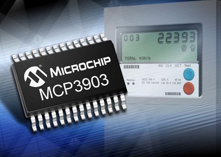 MCP3903 Six Channel Delta Sigma A/D Converter 