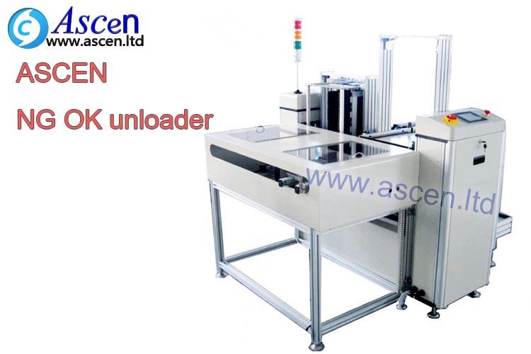 auto NG OK pcb magazine loader and SMT multi magazine unloader