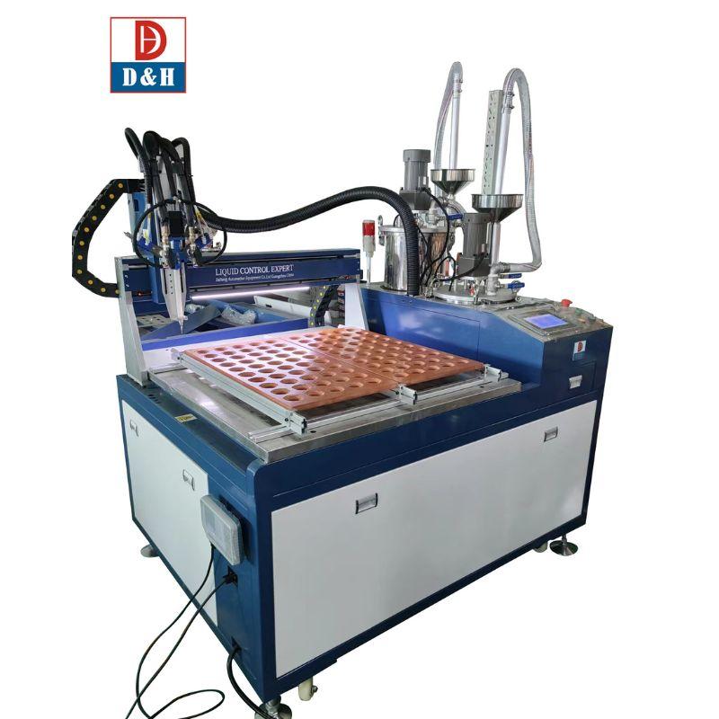 China 2 part resin potting machine for automotive Parking sensor potting machinme