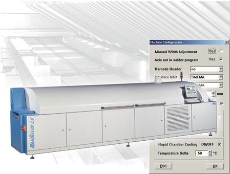 MaxiReflow soldering system.