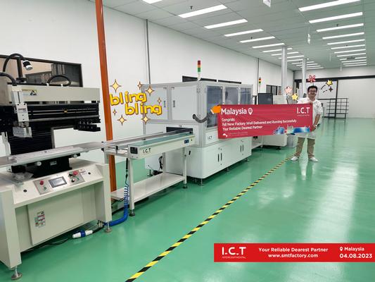 picture of I.C.T LED lens facrucation production line