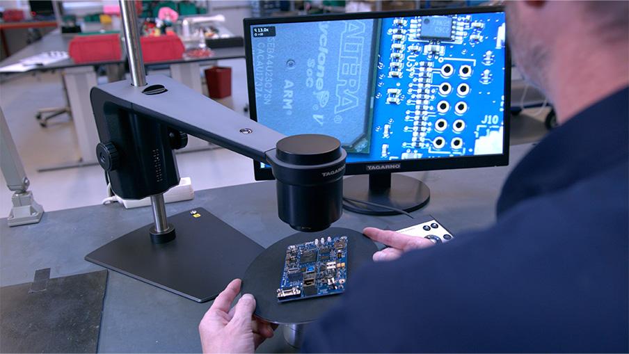 picture of inspection machine display
