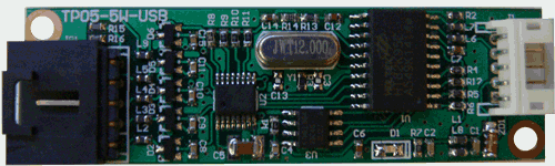 5-Wire Analog Resistive TouchScreen USB Controller