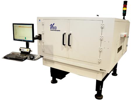 The V810 Advanced X-ray Inspection System is the latest revolution in X-ray technology, inspecting double-sided panels with high defect coverage, high inspection speed and low false call rate.