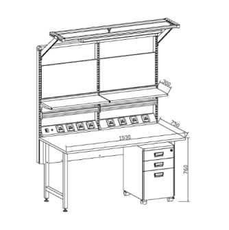 Anti-static Medium Workstations