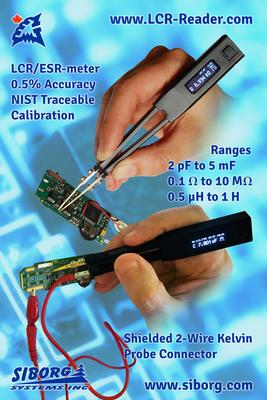 Smart Tweezers and LCR-Reader Kelvin Probe Connector