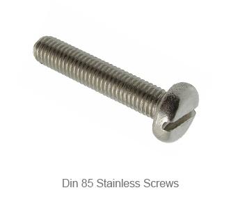 Din 85 Stainless Screws 