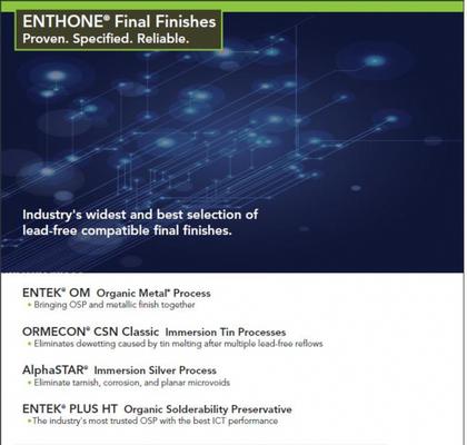 Enthone PCB Final Finishes