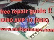 Free DEK Servoamp-10 repair Guide 