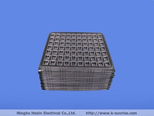 Tray packing metal shielding cover