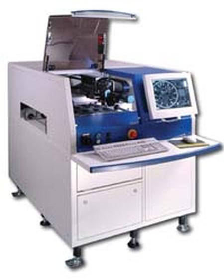 Inline OptiCon Speed Line, shown, adds automated optical inspection to your production line. Also available as a standalone system.