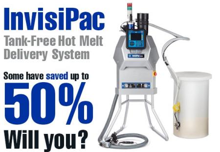 InvisiPac Tank-Free Hot Melt Delivery System