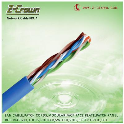cat6 lan cable 23awg utp 4p 305m