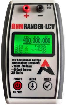 AltoNovis OhmRanger-LCV Low Compliance Voltage OhmMeter from Saelig